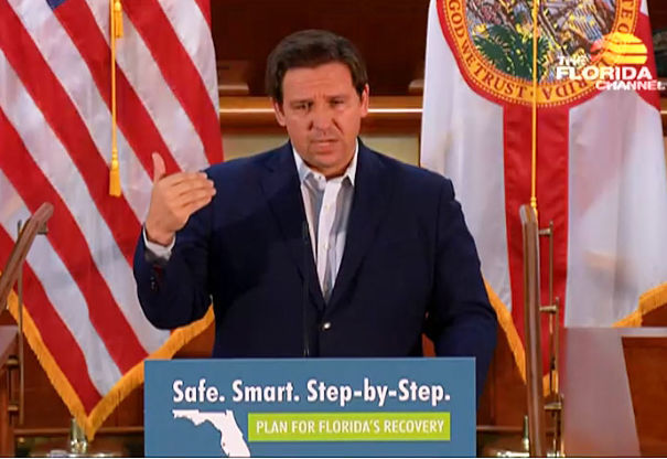 Florida governor says state will enforce rules designed to prevent spread of COVID-19